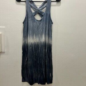 Blue and White Ombre Dress